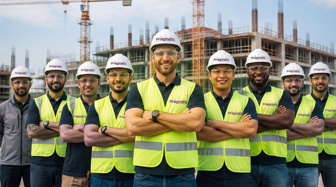 Skilled manpower on site